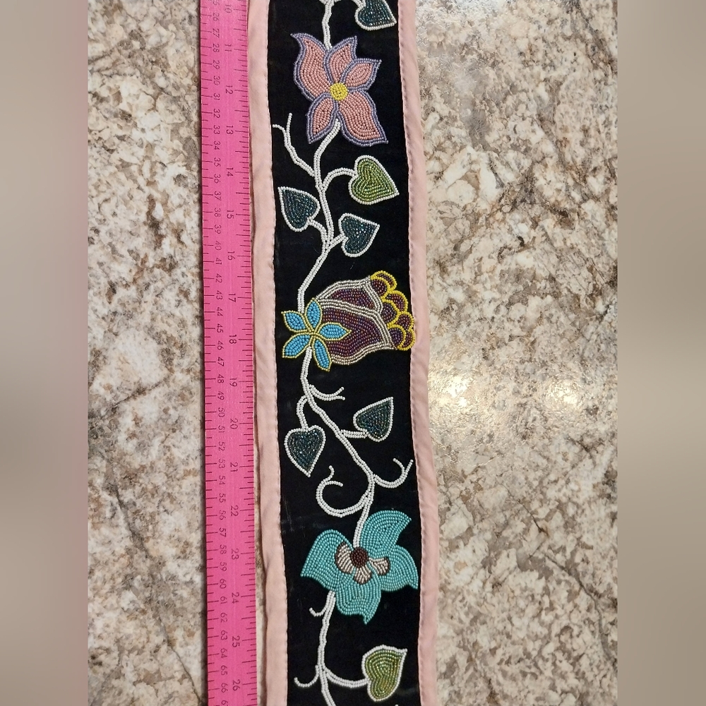 Native american beaded belt
